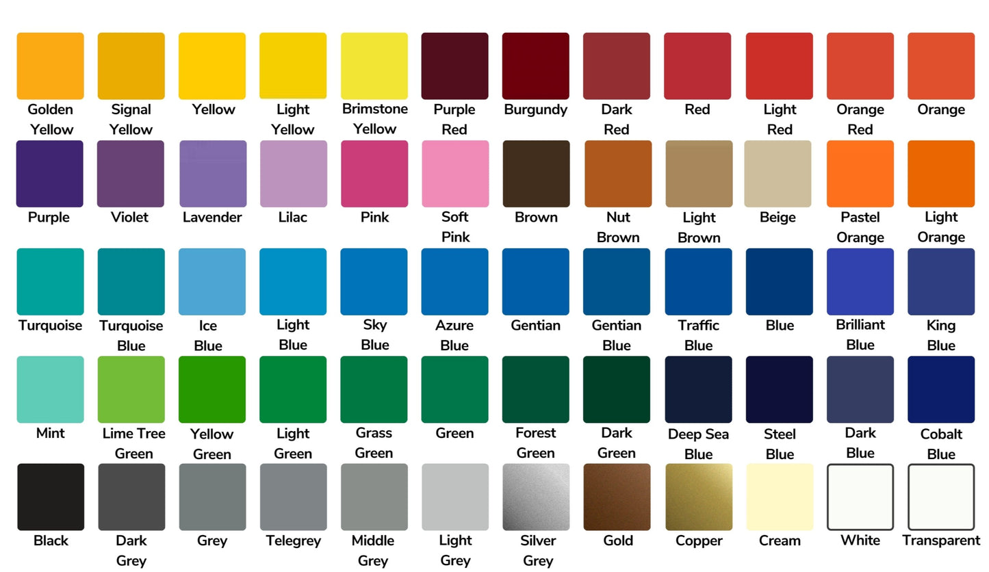 Vinyl color options