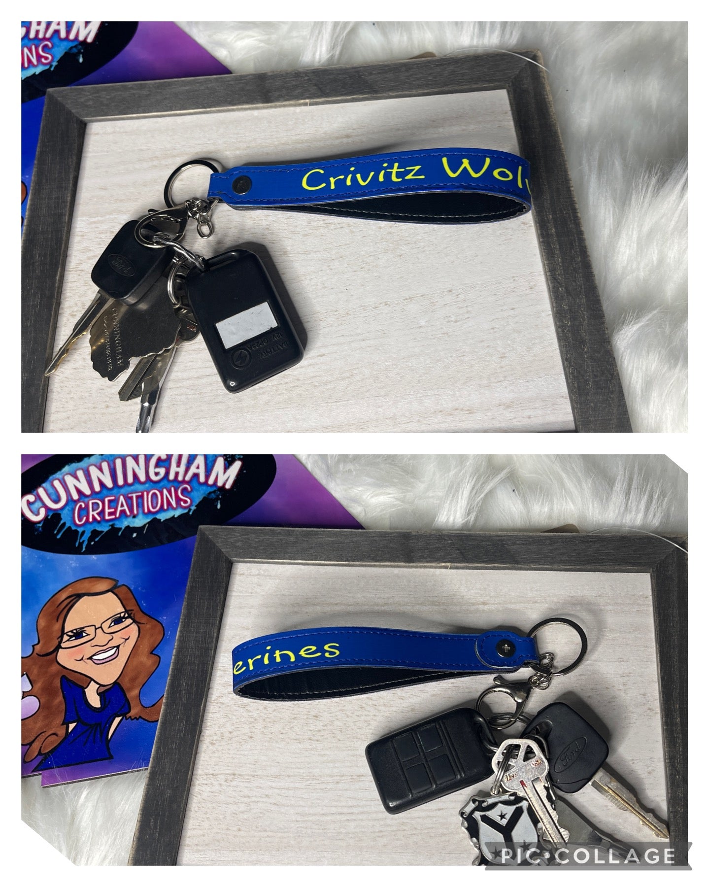 Customized lanyard with customizable charm